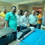 रोटरी क्लब ग्वालियर हैरीटेज द्वारा दिव्यांग बच्चों केपयोगी सामग्री-ट्रेड मिल,वाटर कूलर,पूल पंप, प्रिंटर भेंट की